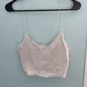 Women’s forever 21 white tank top